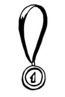 médaille. vecteur clipart. isolé