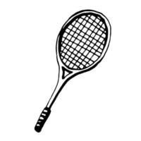 tennis raquette. vecteur clipart