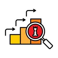 une analyse icône modifiable vecteur