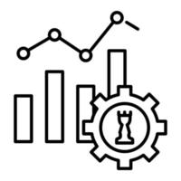 statistiques icône modifiable vecteur