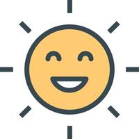 souriant Soleil illustration vecteur