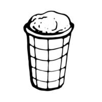 la glace crème. vecteur clipart