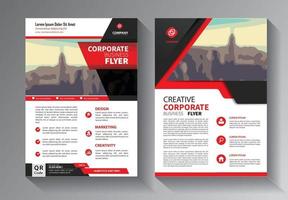 conception de brochure, mise en page moderne de couverture, modèle de rapport annuel vecteur