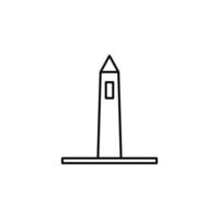 irlandais rond la tour, Irlande, forteresse vecteur icône illustration