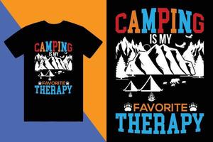 Créatif aventure, montagne, Extérieur, camping, Douane logo T-shirt conception vecteur