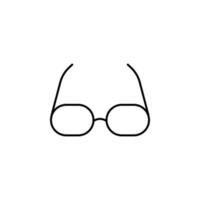 lunettes, mode, Irlande vecteur icône illustration