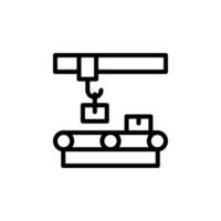 Assemblée doubler, fabrication vecteur icône illustration