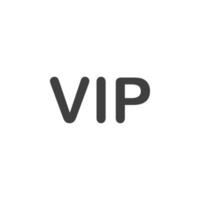 VIP signe vecteur icône illustration