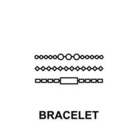 bracelet vecteur icône illustration