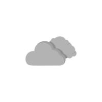 nuage essaim vecteur icône illustration
