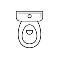 toilette vecteur icône illustration