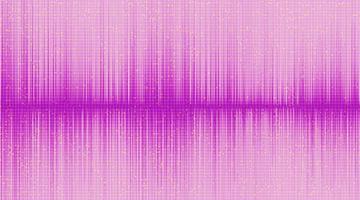 fond d'onde sonore rose, concept de diagramme d'onde de technologie et de tremblement de terre, illustration vectorielle. vecteur