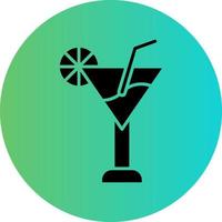 conception d'icône de vecteur de cocktail