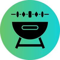 conception d'icône de vecteur de barbecue