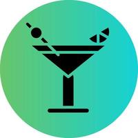 conception d'icône de vecteur de cocktail