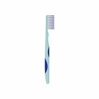 brosse à dents, isolé sur fond blanc, élément de conception. concept dentaire. une brosse à dents pour se brosser les dents. design plat, soins de santé, hygiène saine, illustration vectorielle isolée sur fond blanc vecteur