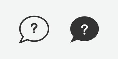 FAQ - icône de vecteur de questions fréquemment posées. symbole d'aide.
