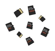 carte mémoire micro sd vecteur