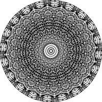 facile mandala, Facile mandalas fleurs coloration page sur blanc Contexte. vecteur