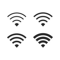 Wifi signal icône vecteur conception illustration