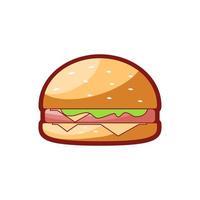 des hamburgers icône vecteur conception illustration