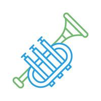 icône de vecteur de trompettes