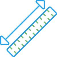 icône de vecteur de ruban à mesurer