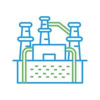 icône de vecteur d'énergie géothermique