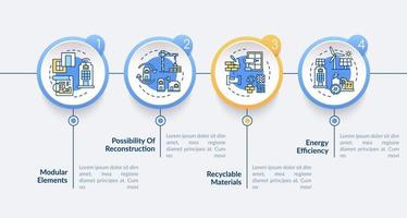 futur immeuble de bureaux demande un modèle infographique vectoriel