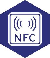 nfc vecteur icône conception