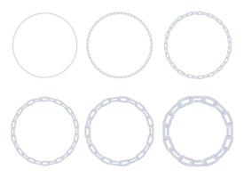 chaîne vecteur conception illustration isolé sur blanc Contexte