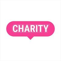 charité et générosité rose vecteur faire appel à bannière avec rappel à donner pendant Ramadan