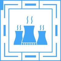 icône de vecteur de centrale nucléaire