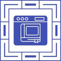 icône de vecteur de livre électronique