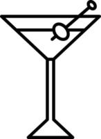 martini illustration vecteur