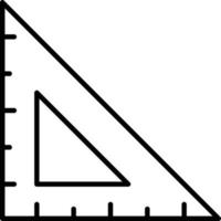 triangle-règle illustration vecteur