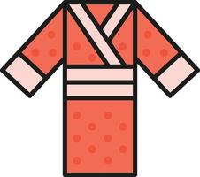 kimono illustration vecteur