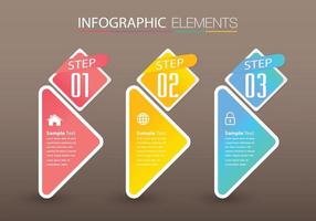 modèle de zone de texte moderne, infographie de bannière vecteur