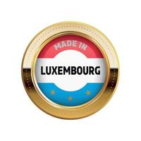 fabriqué dans Luxembourg vecteur