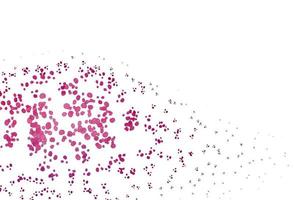 modèle vectoriel violet clair avec des formes de bulles.