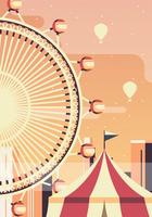 County Fair Design Vector