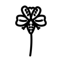 alstroemeria fleur printemps ligne icône vecteur illustration