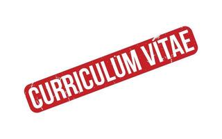 curriculum vitae caoutchouc timbre joint vecteur