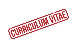 curriculum vitae caoutchouc timbre joint vecteur