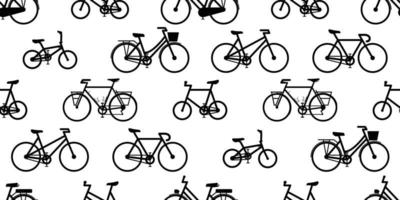 vélo sans couture modèle vecteur cyclisme isolé ancien Contexte fond d'écran illustration graphique blanc