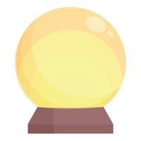 verre Balle lampe icône dessin animé vecteur. maison lumière vecteur