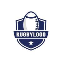 le rugby logo conception vecteur