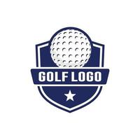 le golf logo conception vecteur