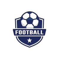 Football football logo conception vecteur