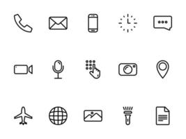Facile vecteur icône sur une thème téléphone, téléphone intelligent, fonction, application, dispositif